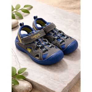 EUC Oshkosh B’Gosh Toddler Boys Sandals Water Shoes Hook & Loop Strap - Size 9
